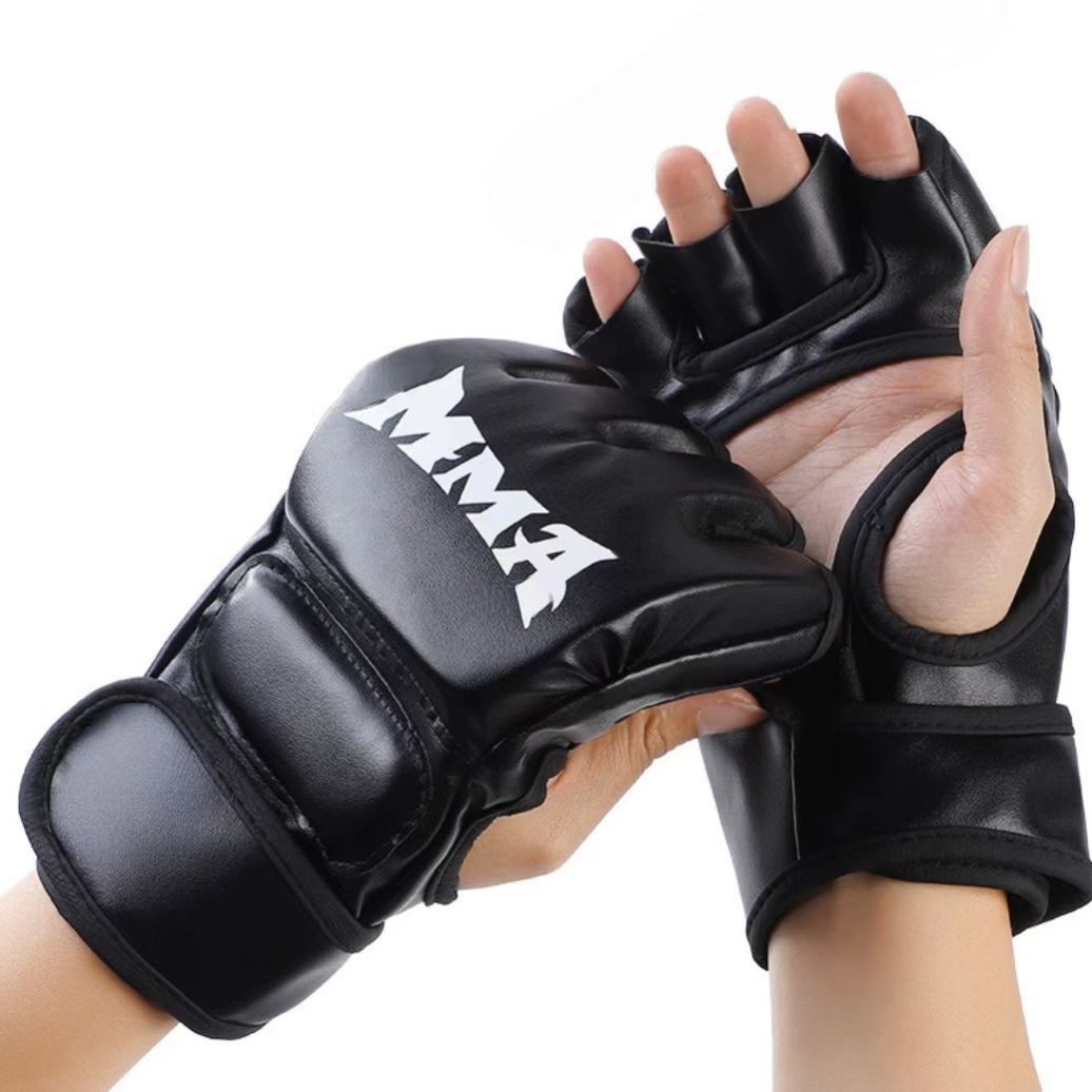 Mma Half-Finger Kidsren's Adult Boxing Gloves Professional Fighting Sanda Training Sandbag Special Boxing Gloves