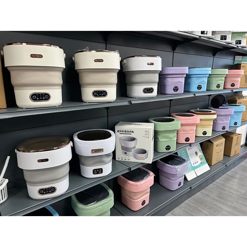 [Source Factory] folding washing machine household portable underwear socks mini washing machine can be customized