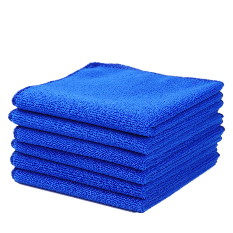 30*30 car towel microfiber towel car wash towel gift car towel 25 small square towel