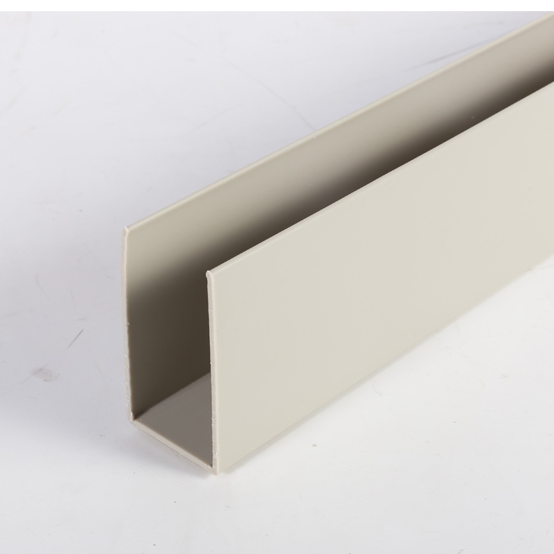 Pp U-Shaped Groove Pvc Profile Extrusion Plastic Ppu Groove Flame-Retardant Pp Edge Protection Groove Square Profile