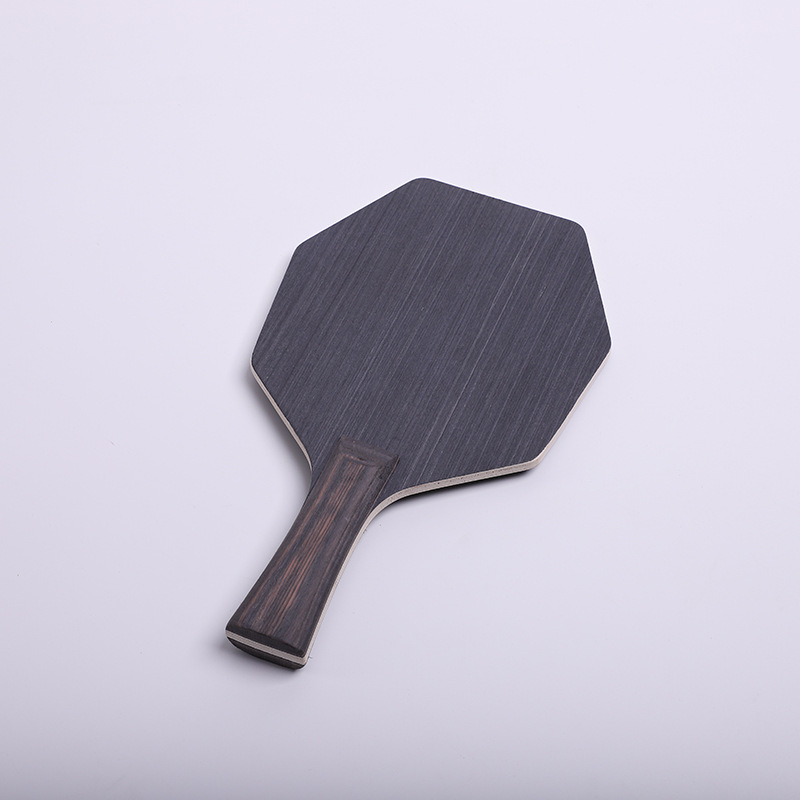 Factory direct supply technology Ebony material horizontal straight 5-layer Poplar technology ebony table tennis racket bottom plate