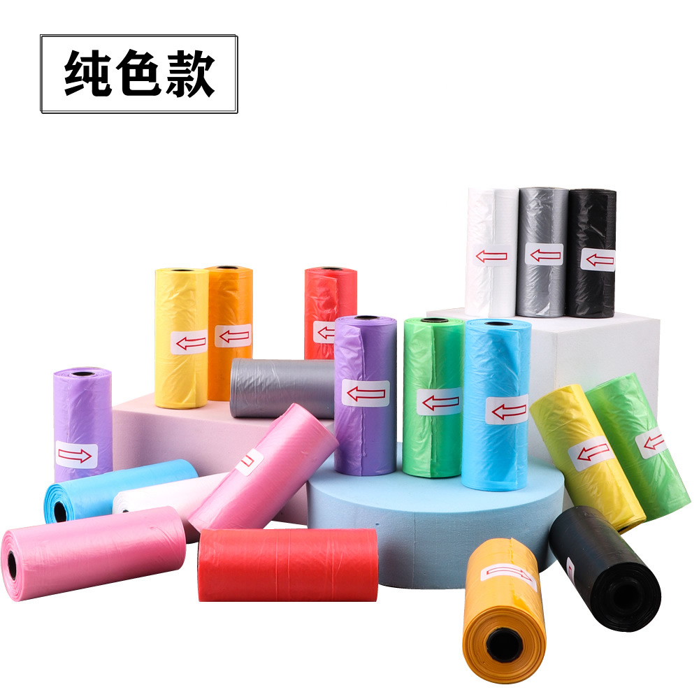 Degradable pet garbage bag dog stool bag excrement bag portable dog excrement bag toilet pickup factory wholesale