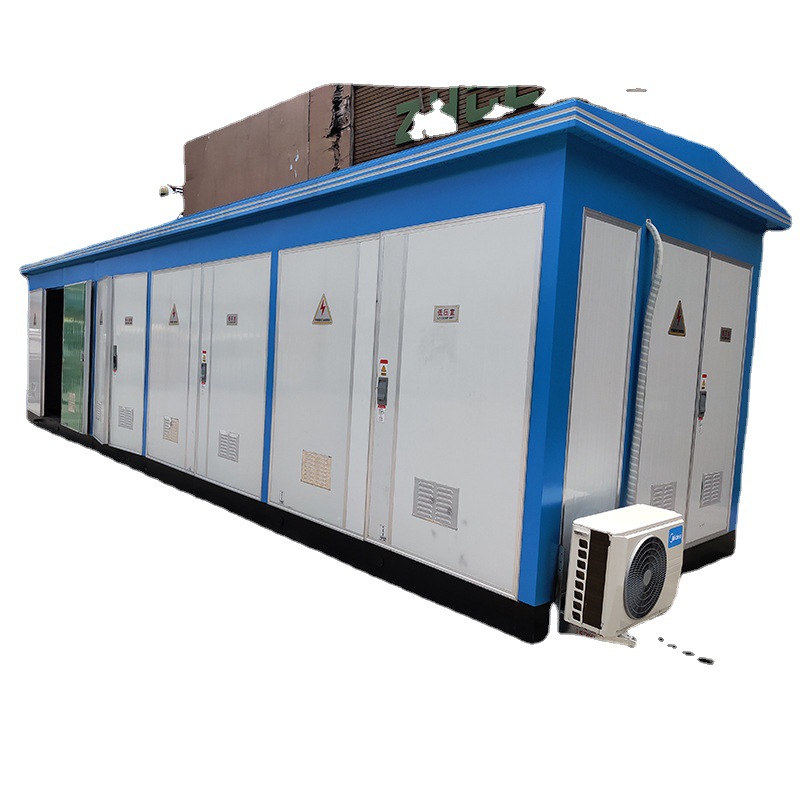 Outdoor Box Type Power Station Complete Set of Photovoltaic Power Distribution Room 630Kva Pre-Installed Power Box European Style Charging Pile Box Change Yb