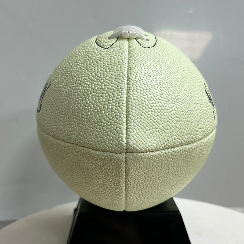 Pu Luminous Football American Football Authentic Adult Size 9 Engraved Custom Birthday Gift Training Game Ball