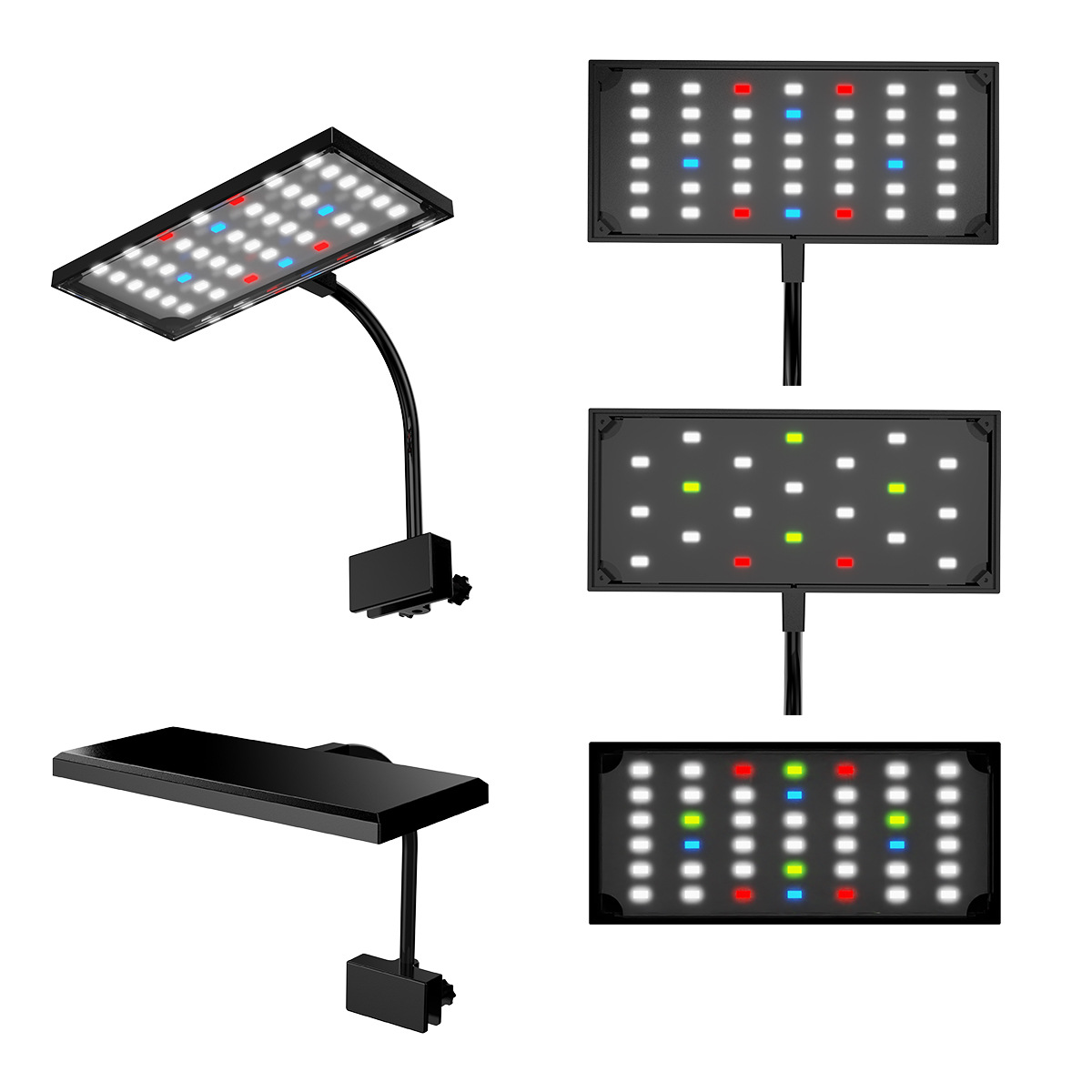 USB fish tank light dimming color LED grass light color dimming DC European regulations American regulations British regulations cross-border LED clip light