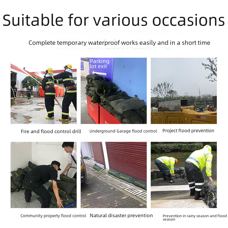 Lightweight automatic water-absorbing expansion bag flood control sandbag fire-fighting property emergency sand-free fresh water sandbag flood control