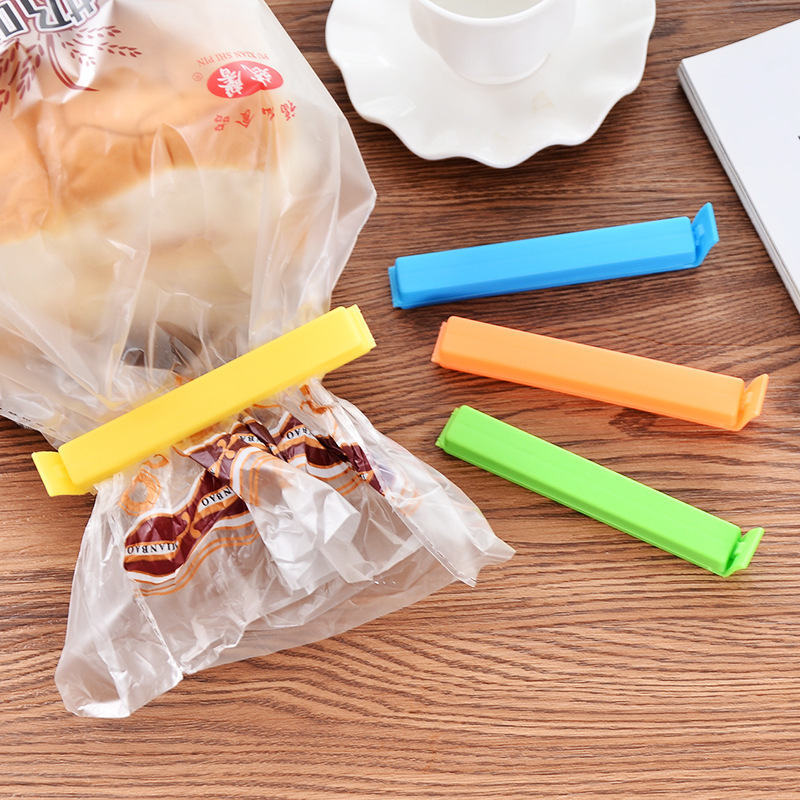 Creative Candy-Colored Sealing Clip Plastic Bag Sealing Clip Fresh Snack Food Clip Tea Sealing Clip Environmentally Friendly