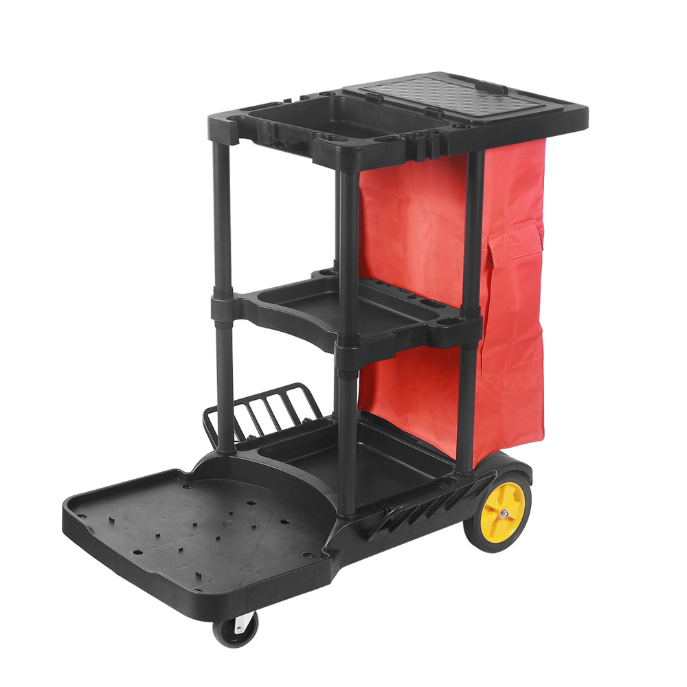 Baiyun Cleaning Cart Multifunctional Trolley Hotel Property Sanitation Tool Cart Guest Room Cleaning Special Cart Silent