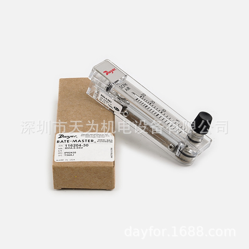 New Original Rma-6-Ssv American Dwyer Dwyer Flow Meter