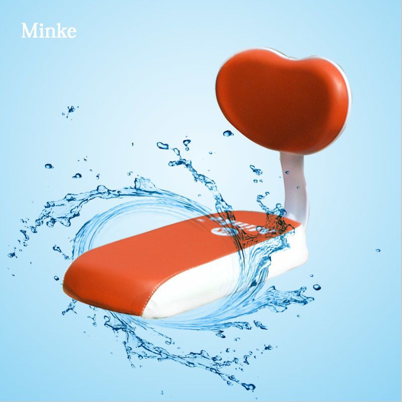 Adult Bicycle Rear Seat Cushion, Child Seat for Folding Bike, Sponge Seat Cushion, Leather Widened Backrest, Factory