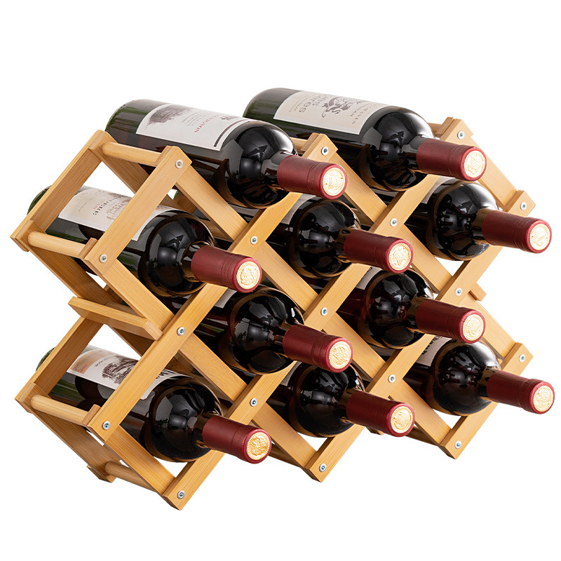 Desktop Wine Rack Living Room Wine Cabinet Ornaments Inclined Multi-Layer Household Wine Cabinet Rack Storage Rack Simple Wine Rack