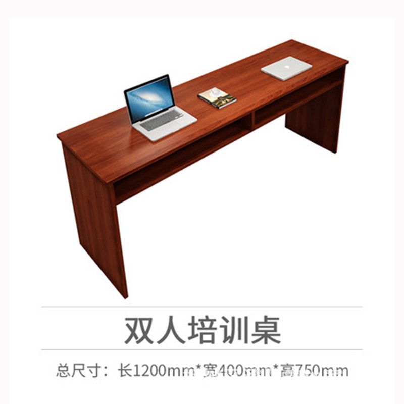 Paint-free Slatted Table Conference Room Training Table Splicing Conference Table and Chair Combination Double Three-person Bar Desk Negotiation Table