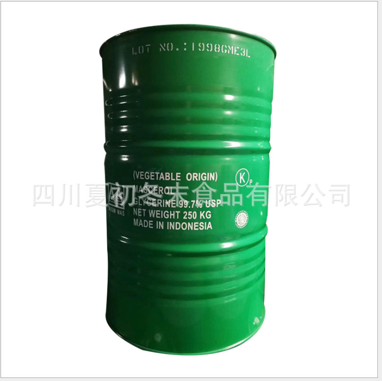 Индонезийский Spring Gold Глицерин Смазка Электронная Сигарета Пищевая Качество Глицерин Содержимое 99.7% Спот Оптовая Продажа