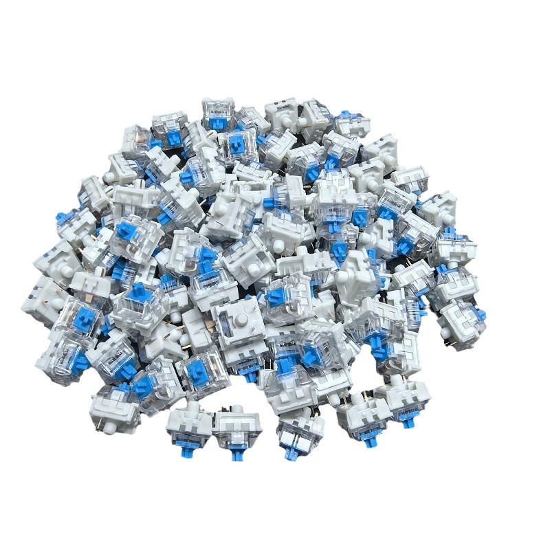 in stock wholesale cross-border mechanical keyboard green shaft red shaft tea shaft customized hot swap switch three-legged cross axis