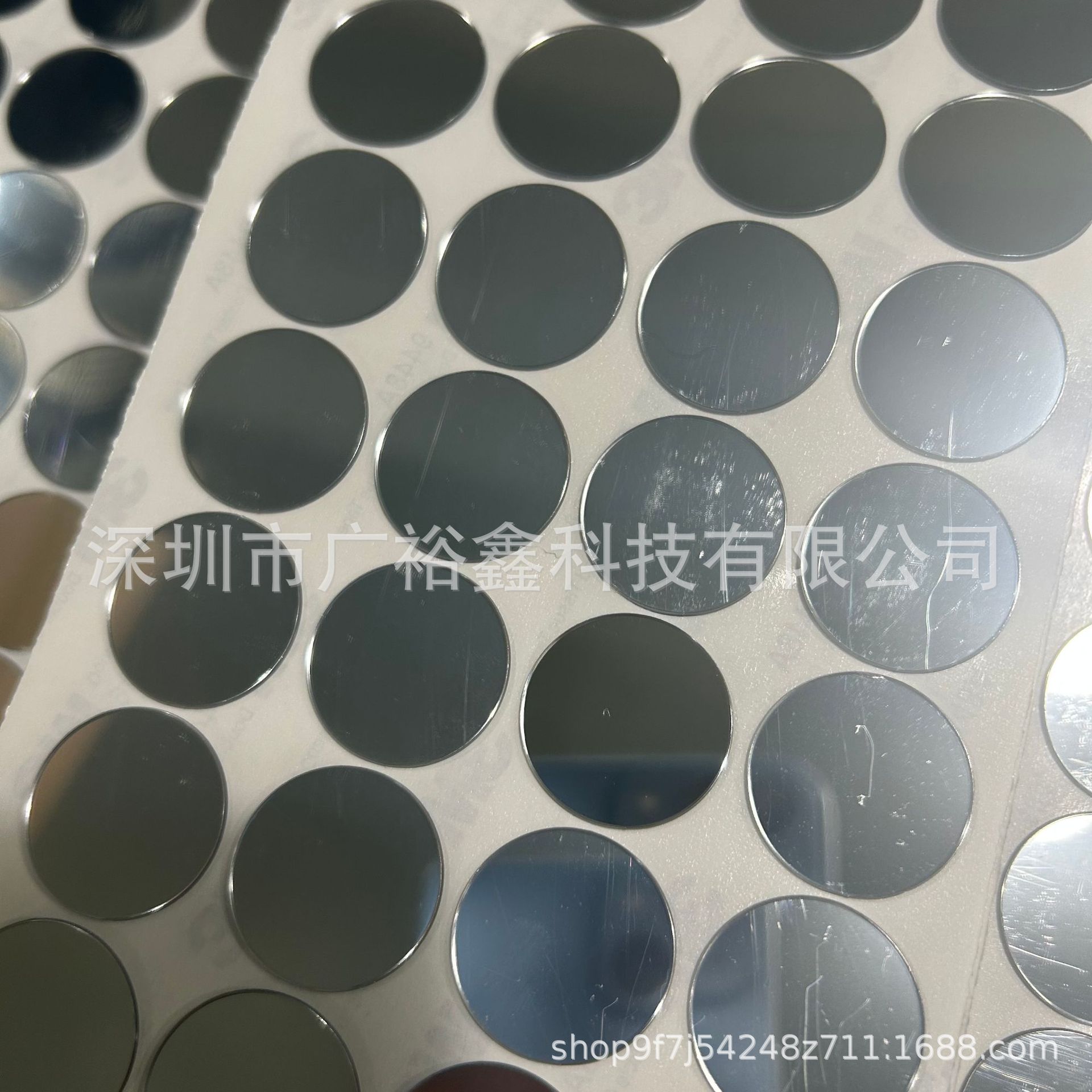 Pc Round Lens Pvc Electroplated Silver Soft Mirror Toy Anti-Fog Acrylic Free Sample Custom Lens