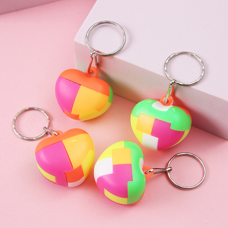 Plastic puzzle assembly ball adult decompression unlock children's intelligence puzzle block kindergarten gifts cross-border wholesale