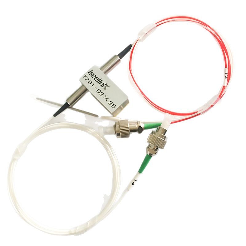 D2×2B Polarization Maintaining Switch Mechanical Optical Path Control Single Multi Mode Non-Locking 1310/1550/850Nm