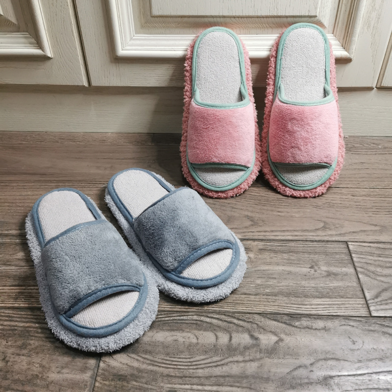 Однотонные тапочки в японском стиле для уборки полов, ленивые тапочки