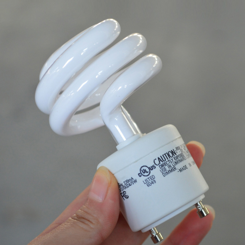Factory Direct Sales Cross-Border Popular Indoor Gu24 Half-Screw 13W Spiral High-Brightness Led Energy-Saving Lamp