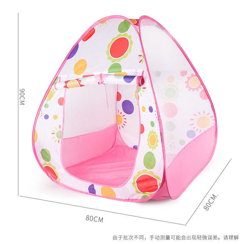 Children's multi-color tent portable large house game house indoor Princess house ocean ball pool toy house folding