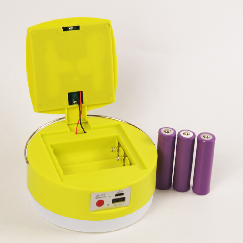 Led Solar Camping Style Light Outdoor Tent Light Removable Battery Charging Emergency Light Street Stall Night Market Light Cross-Border