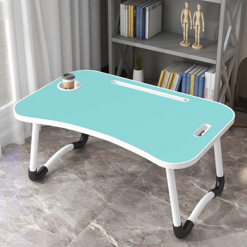 Laptop Desk for Bed, Foldable with Built-In Drawer and Card Slot, Suitable for Students' Dormitories, Lazy Desk, Portable Office Desk