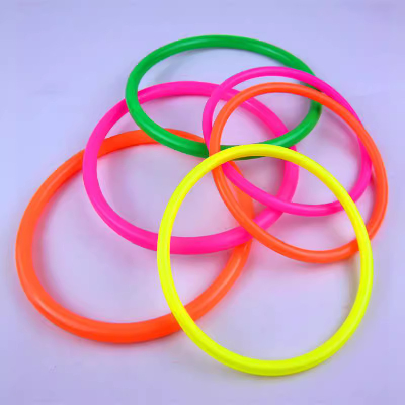 Solid Ring Toss Game for Kindergarten, Interactive Toy with Plastic Rings for Parent-Child Interaction and Educational Play