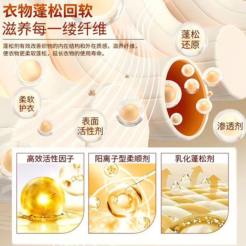 Sweater Shrinkage Reducing Agent Sweater Wool Fabric Softening Fluffy and Smooth Liquid Detergent Manufacturer Source Wholesale