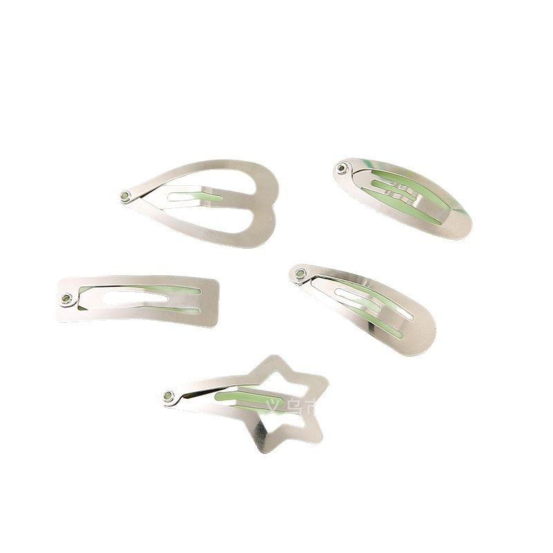 Pet Hair Clip Plain Clip Headwear Handmade DIY Special Bb Clip Stainless Steel Special-Shaped Clip Cute Cat and Dog Hair Clip