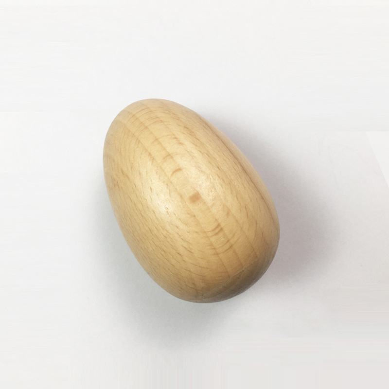 Wooden Sandy Egg Sand Ball Orff Percussion Instrument Children's Baby Toy Kindergarten Teaching Aid Performance