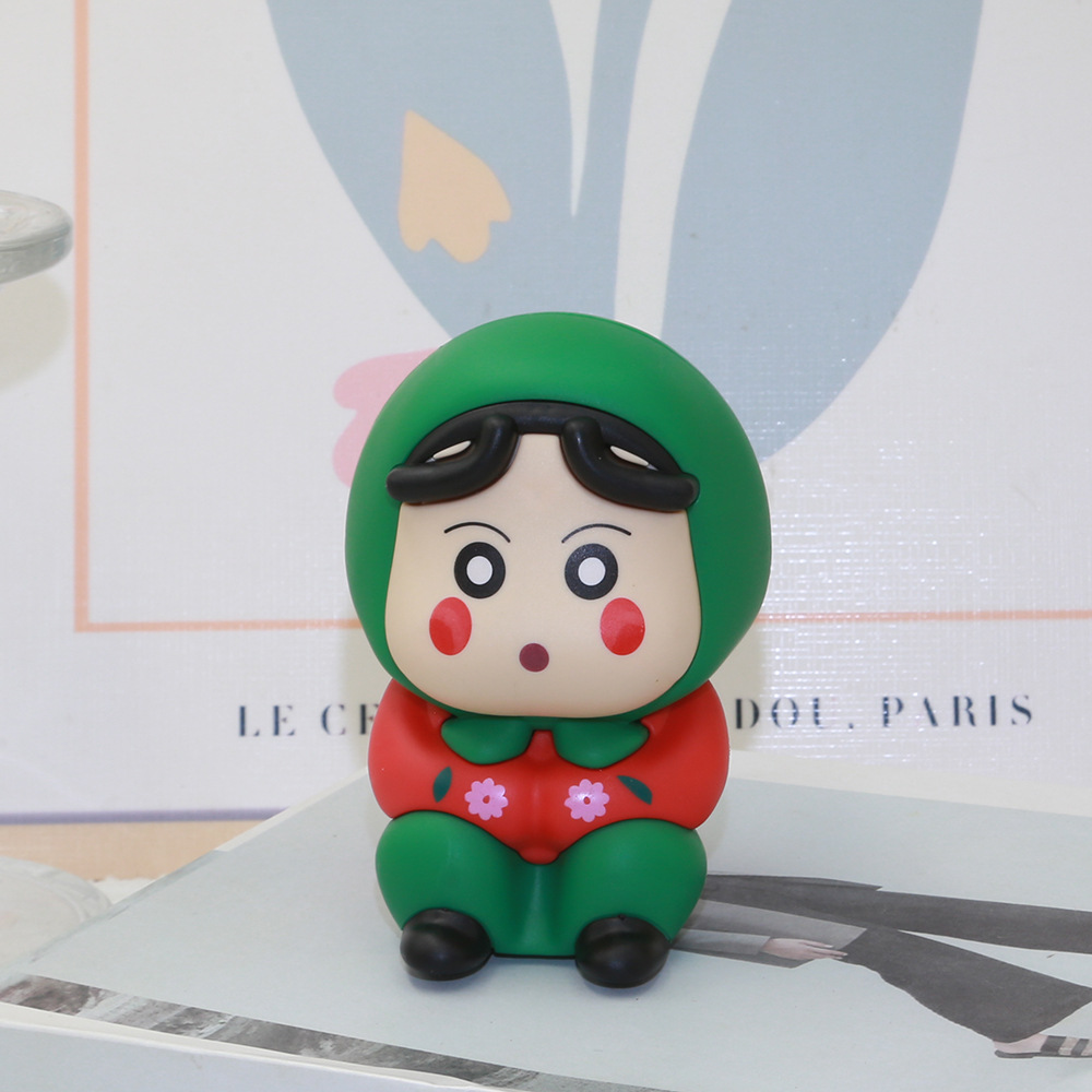 Автомобильные украшения Cuifahucun Цветок Карандаш Шин Чан Креативное автомобильное украшение Интернет-знаменитость Кукольный подвеска на крышу и хвост