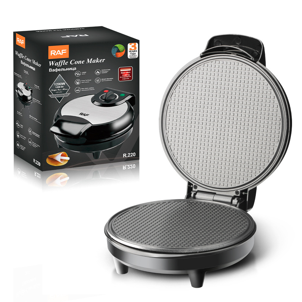 RAF Cross-border Home Breakfast Egg Roll Machine Ice Cream Roll Machine Electric Cake Pan Pancake Machine Ice Cream Peel Spring Roll