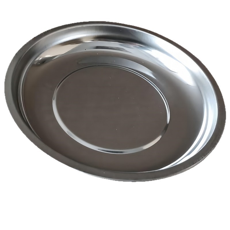 4 inch round magnetic bowl size 108*30mm Kraft carton packaging stainless steel tool suction plate magnetic bowl