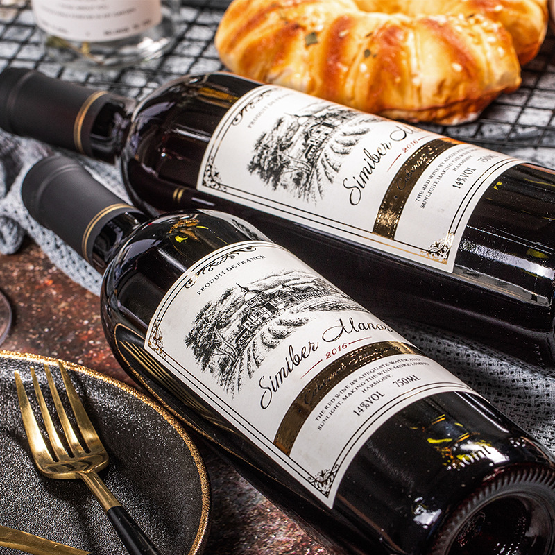 Factory Wholesale Cabernet Sauvignon Dry Red Wine Kuaishou Live Broadcast Nationwide Oem Oem Custom Processing Red Wine