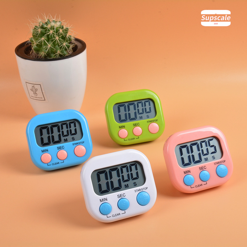 Портативный визуальный таймер для детей и студентов, электронный секундомер, напоминание для кухни