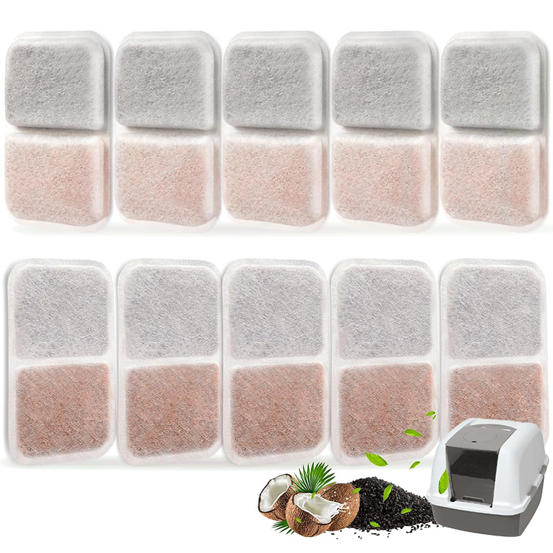 Amazon's Popular Air Purification Filter Cat Litter Box Purification Mat Removes Odor Cat Litter Box Deodorization