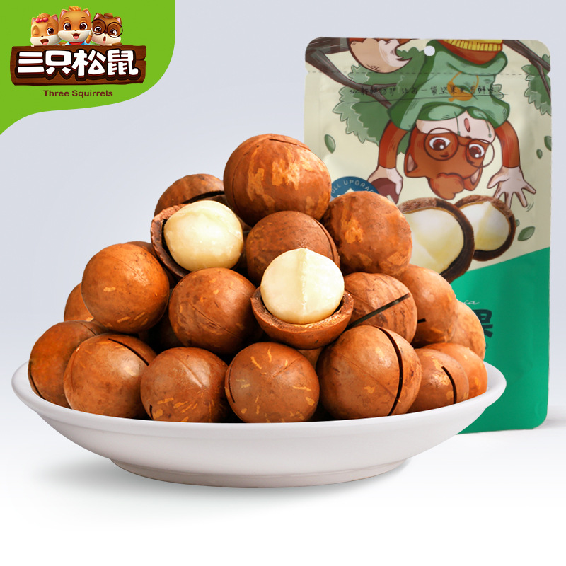 [Три белки_макадамия 120г] Закуски, сухофрукты, орехи, сушеные фрукты