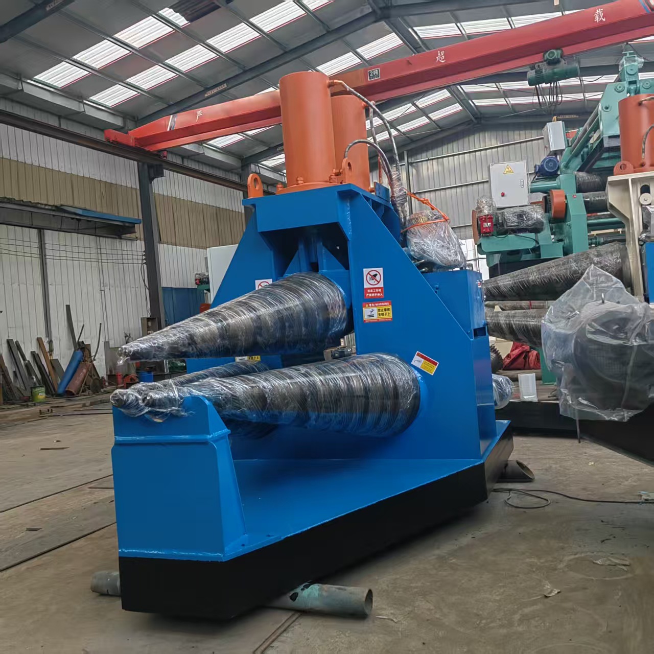 Roll Cone Machine 8mm Stainless Steel Cone Roll Plate Machine 13-1600 Titanium Plate Cone Roll Plate Machine Manufacturer Cross-Border