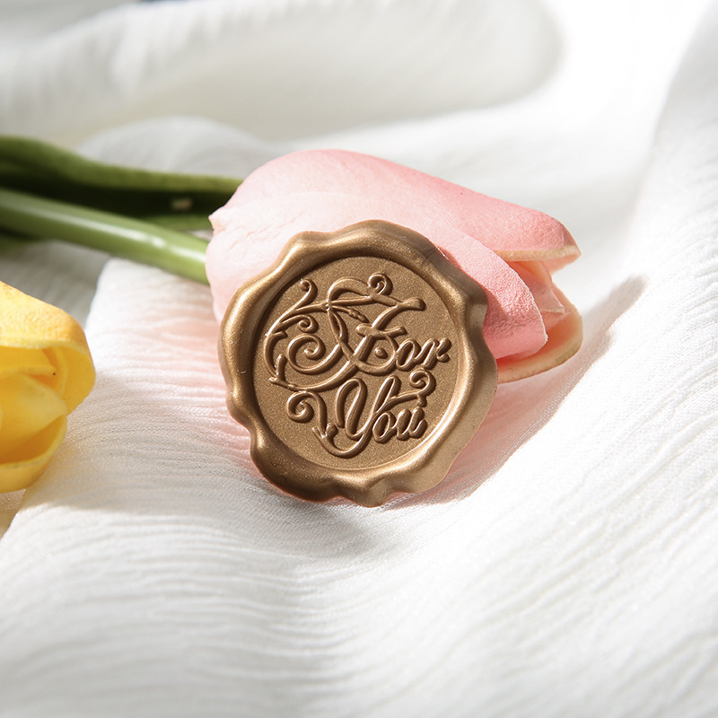 Paint Seal Wax Label Embossed Paint Coin Paint Sticker Wedding Invitation Card Vintage Decoration Self-adhesive Envelope Sealing Sticker