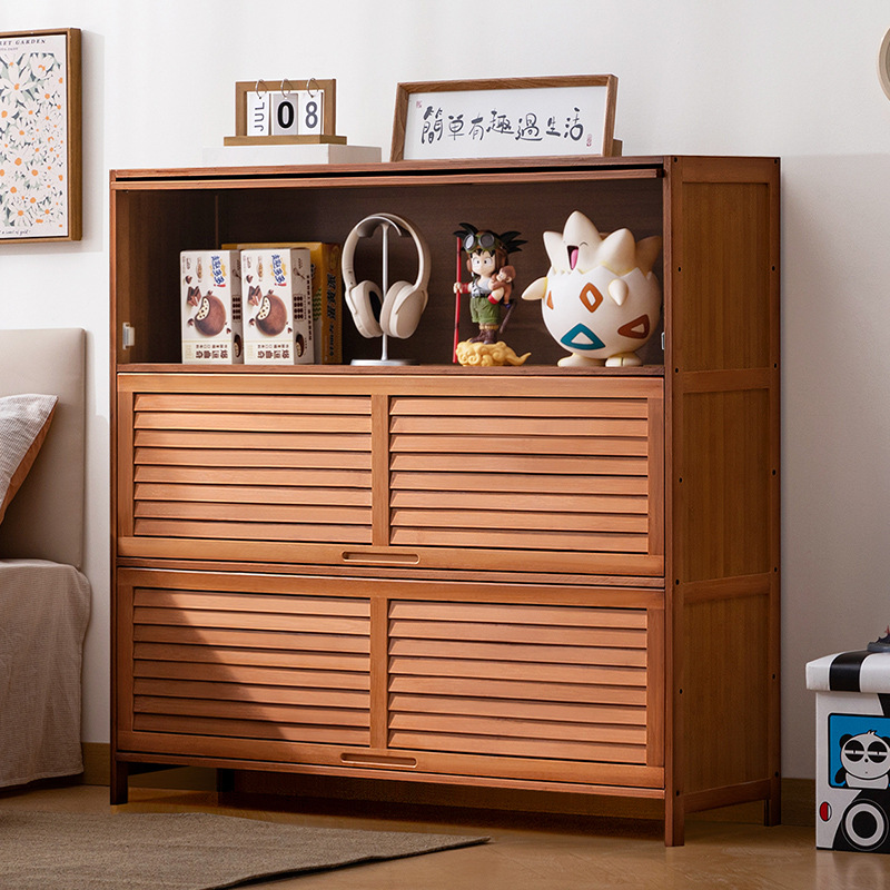 Шкаф для хранения Книжный шкаф Напольный Простой шкаф для хранения в гостиной Шкаф для хранения в спальне Офисный стеллаж Многоуровневый с дверцей