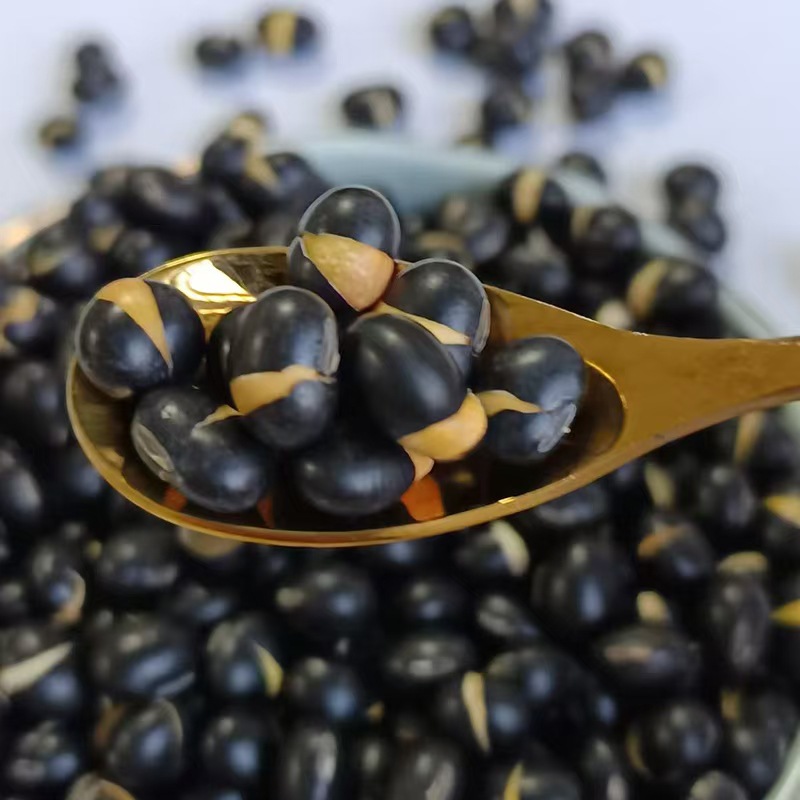 Low Temperature Baking Yellow Core Black Bean Soybean Milk Powder Grinding Raw Material Yellow Core Black Bean Grain Cooked Yellow Core Black Bean Bulk