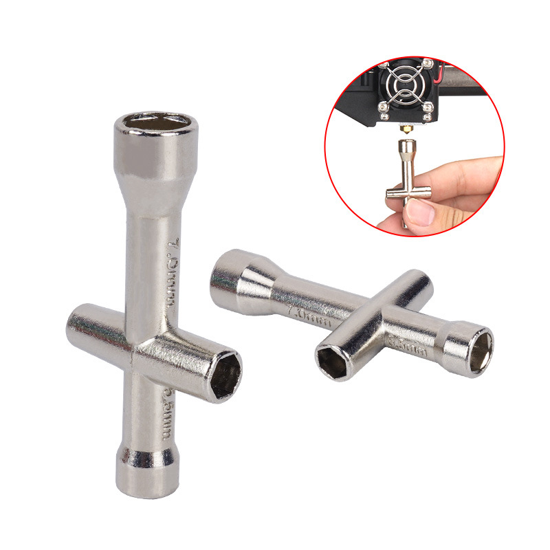 KINGROON cross wrench socket mini small cross socket M2/M2.5/M3/M4 nut tool