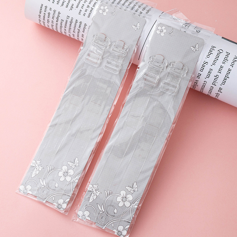 Spot Extended Intimates Transparent Shoulder Straps Tpu Elastic Frosted Bra Shoulder Straps Crystal Invisible Straps Factory Wholesale