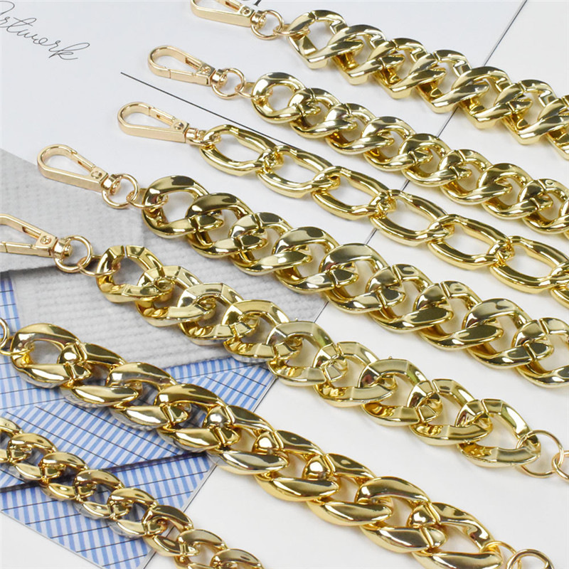 abs acrylic uv electroplated plastic love chain mobile phone case chain DIY jewelry accessories chain wholesale