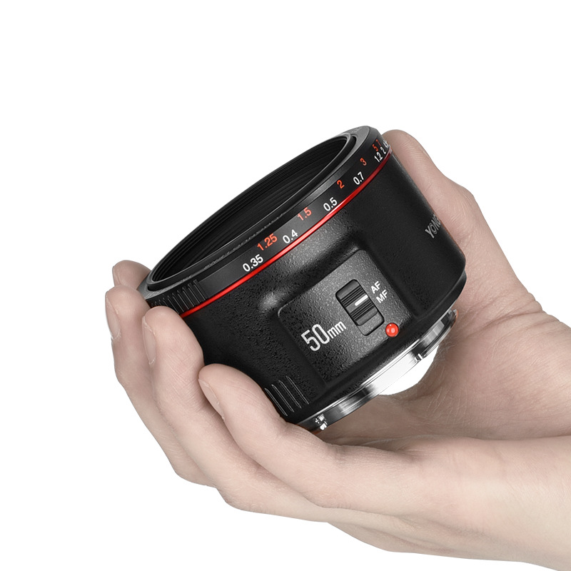 Yongnuo YN50mm F1.8II Is Suitable for Canon Port Standard Fixed Focus Lens Large Aperture Small Body