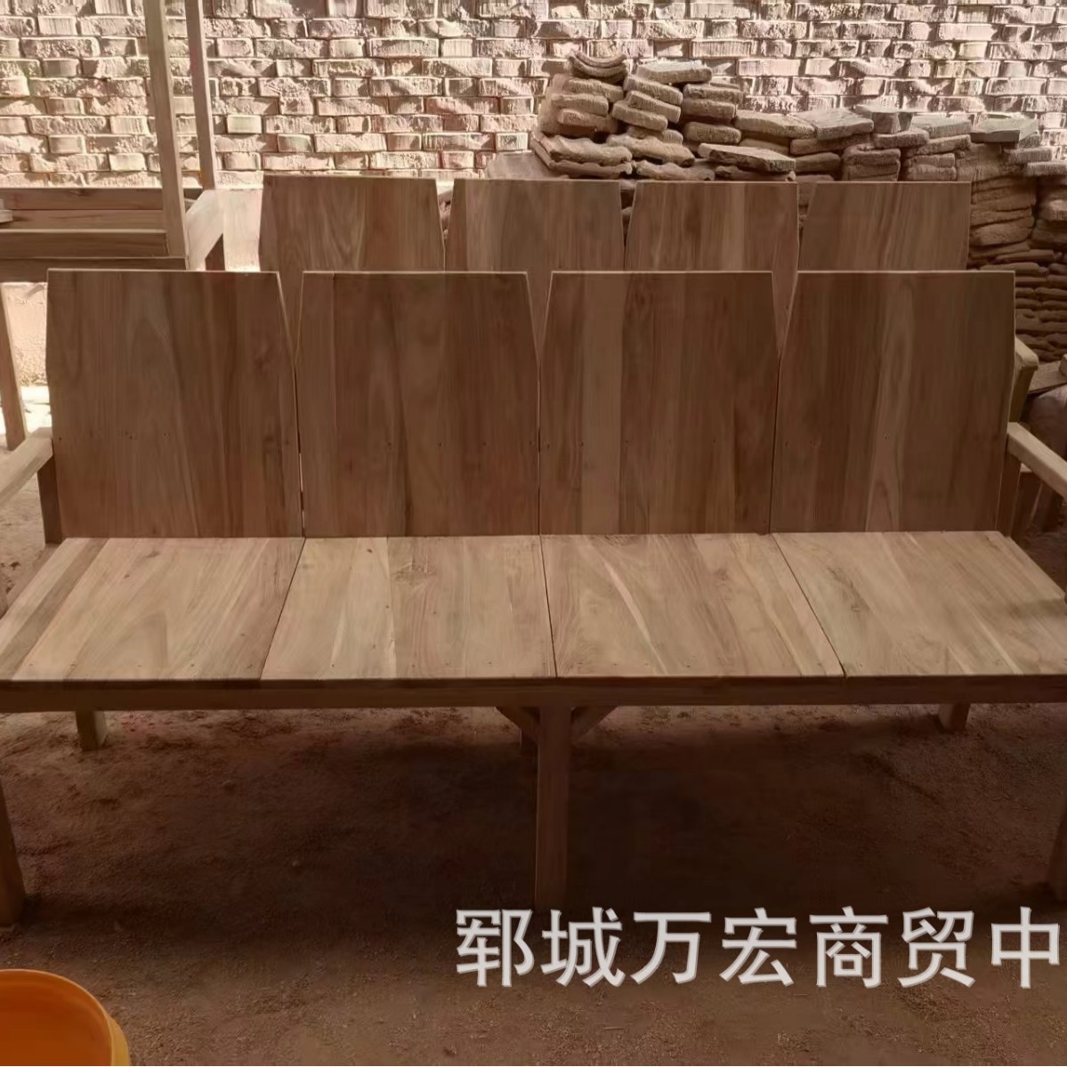 Folk Tavern Tables and Chairs, Old Bed and Breakfast Bar Solid Wood Table and Chair Combination, Cafe Old Elm Booth Sofa Chair