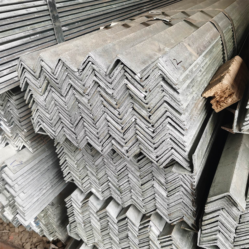 Manufacturer Q235B Galvanized Angle Steel National Standard Hot-Dip Galvanized Angle Steel Curtain Wall Decoration 50*50 Punched Angle Iron