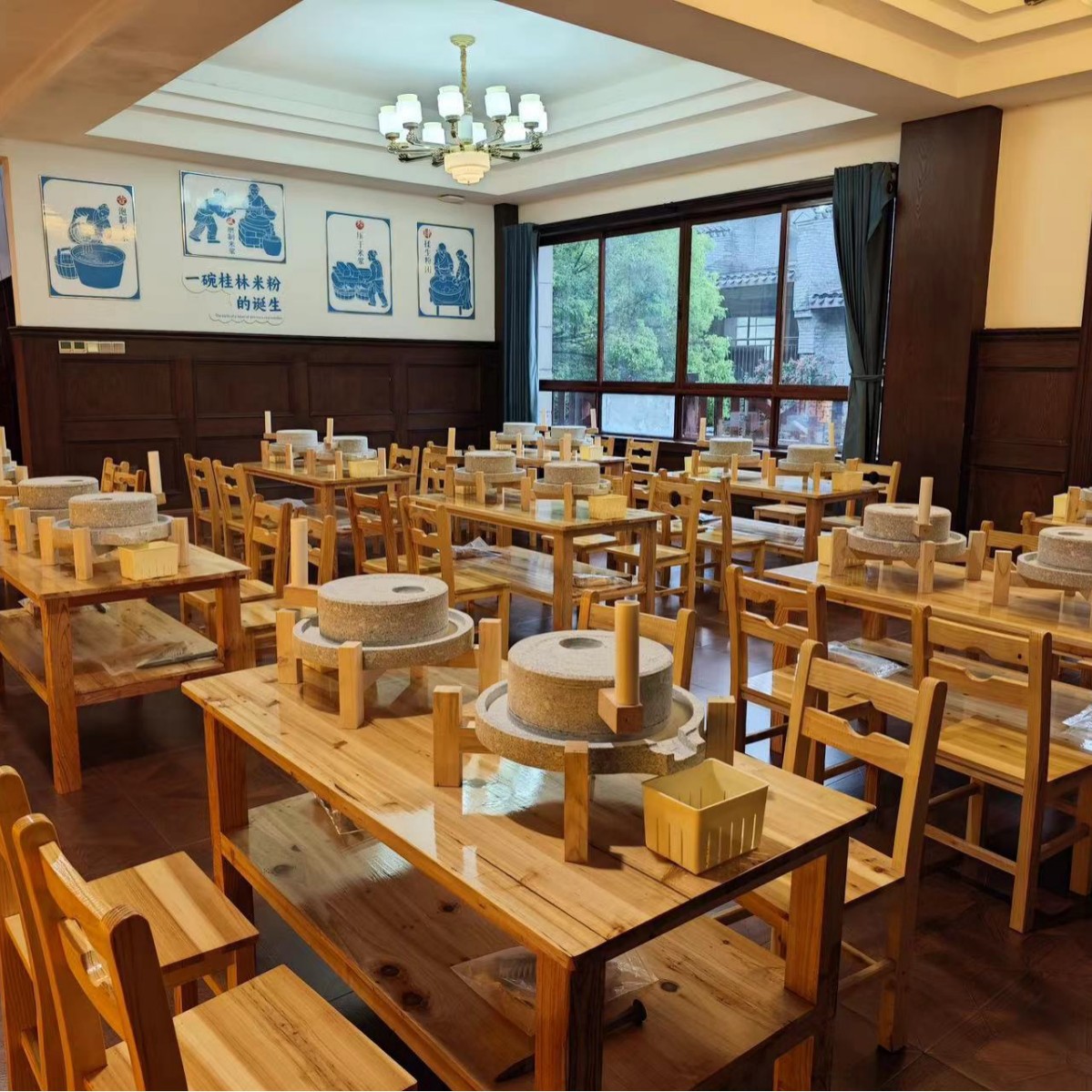 Supply small stone mill grinding disc soya-bean milk machine stone mill soya-bean milk kindergarten hand-pushed stone mill household handmade mini stone mill