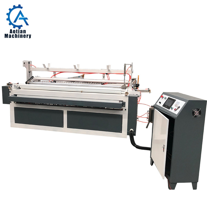 Papermaking Machinery Post-Processing Equipment Toilet Paper Semi-Automatic Fully Automatic Large High-Speed Punching Rewinding Machine