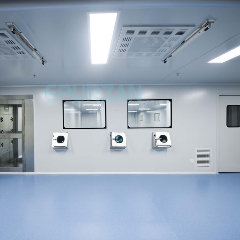 Dust-Free Workshop Decoration Food Factory Sterile Production Workshop Clean Room Installation Gmp Purification Workshop Project